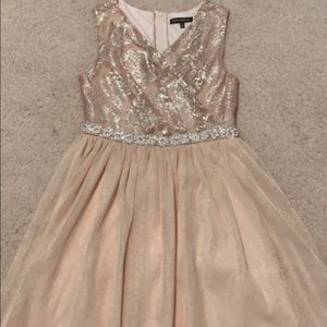 Kids Gold Dress